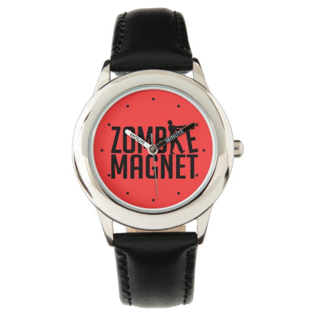 ZOMBIE MAGNET aangepaste horloges (Voorkant)
