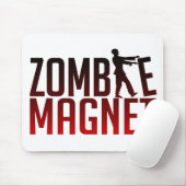 ZOMBIE MAGNET mousepad Muismat (Met muis)