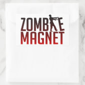 ZOMBIE MAGNET-stickers Rechthoekige Sticker (Tas)
