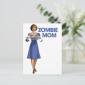 Zombie mama briefkaart (Staand voorkant)