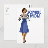 Zombie mama briefkaart (Voorkant / Achterkant)