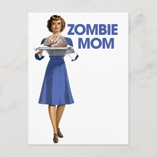 Zombie mama briefkaart (Voorkant)