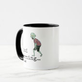 Zombie Man Goedemorgen mok (Voorkant links)