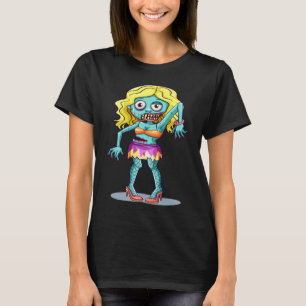 Zombie Meisje Halloween Zombie voor Meisjes T-shirt