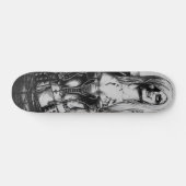 Zombie meisje skateboard (Horizontaal)