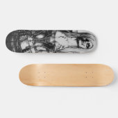 Zombie meisje skateboard (Horizontaal)