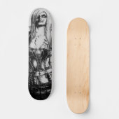 Zombie meisje skateboard (Voorkant)