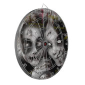zombie meisjes dartbord (Voorkant Links)