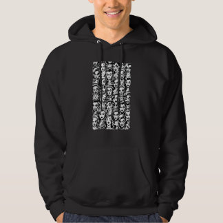 Zombie Meisjes Halloween Horror Vintage Gothic Pop Hoodie