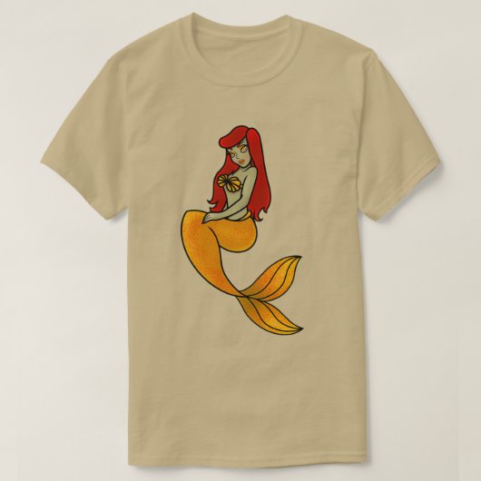 Zombie mermaid 1 t-shirt (Design voorkant)