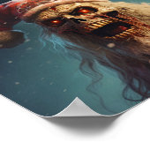Zombie - Merry Christmas Poster (Hoek)