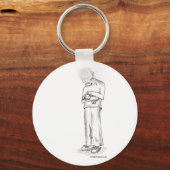 Zombie met Bunny Sleutelhanger (Voorkant)