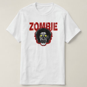 ZOMBIE met Head Red T-shirt