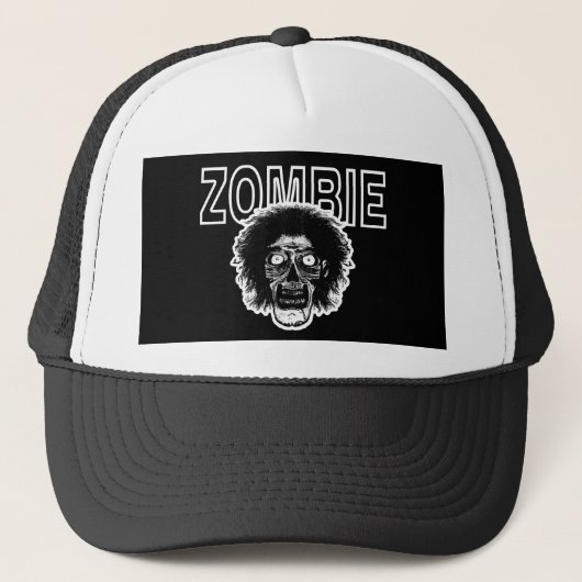 ZOMBIE met kop Trucker Pet (Voorkant)
