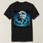 Zombie Midnight Halloween Speeltijd T-shirt (Design voorkant)