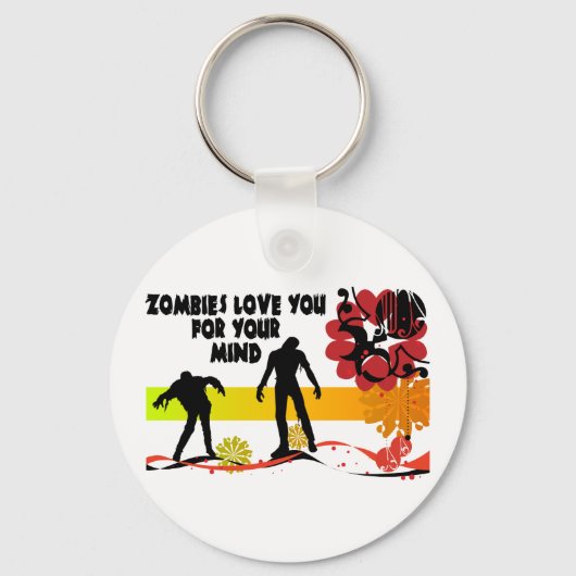 Zombie Mind Sleutelhanger (Voorkant)
