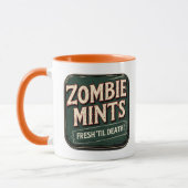 Zombie Mints Vers Fris Tot de Dood Retro Horror Mok (Links)