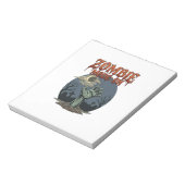 Zombie Modus Halloween Hand Maan Kerkhof_1 Notitieblok (Linkerzijde)