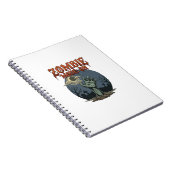 Zombie Modus Halloween Hand Maan Kerkhof_1 Notitieboek (Rechterzijde)