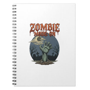 Zombie Modus Halloween Hand Maan Kerkhof_1 Notitieboek