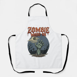 Zombie Modus Halloween Hand Maan Kerkhof_1 Schort
