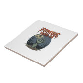 Zombie Modus Halloween Hand Maan Kerkhof_1 Tegeltje (Zijkant)