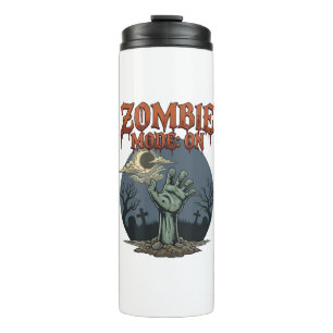 Zombie Modus Halloween Hand Maan Kerkhof_1 Thermosbeker