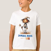 Zombie-modus: op Halloween T-shirt (Voorkant)