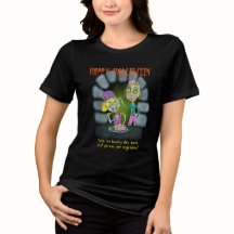 Zombie moeder en zoon Halloween