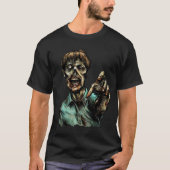 Zombie moet eten, t-shirt (Voorkant)