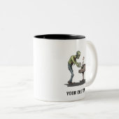 Zombie-Mokken en bekers Tweekleurige Koffiemok (Voorkant rechts)