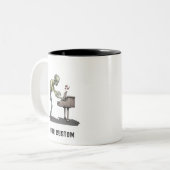 Zombie-Mokken en bekers Tweekleurige Koffiemok (Voorkant links)