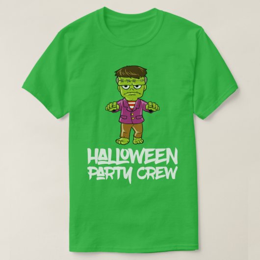 Zombie Monster Halloween Bijpassend Kostuum T-shirt (Design voorkant)