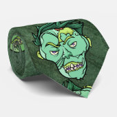 Zombie Monster Halloween Kantoor Professional Stropdas (Opgerold)