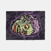 Zombie Monster (shock) Fleece Deken (Voorkant (Horizontaal))