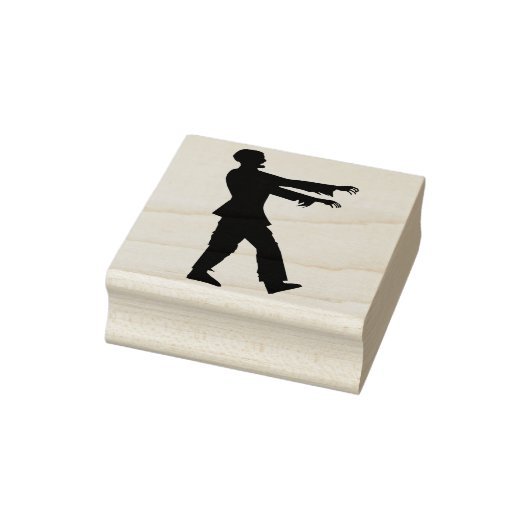 Zombie monster silhouet art stempel (Stempel)
