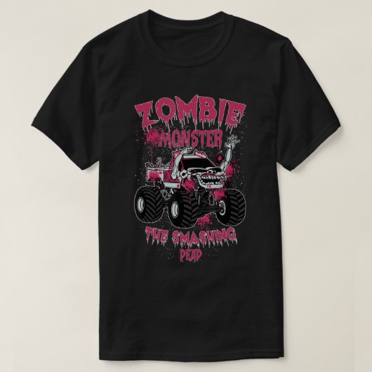 Zombie Monster Truck The Smashing Dead T-Shirt (Design voorkant)