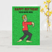 Zombie - Monsterboek Kaart (Gele Bloem)