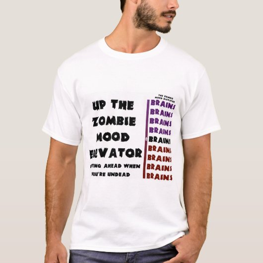 Zombie Mood Elevator T-shirt (Voorkant)
