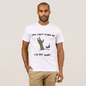 Zombie Mood: Powered by Wine 🍷🧟 T-shirt (Voorkant volledig)