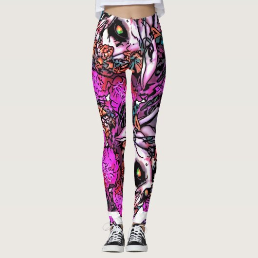 Zombie mooi3 leggings (Voorkant)