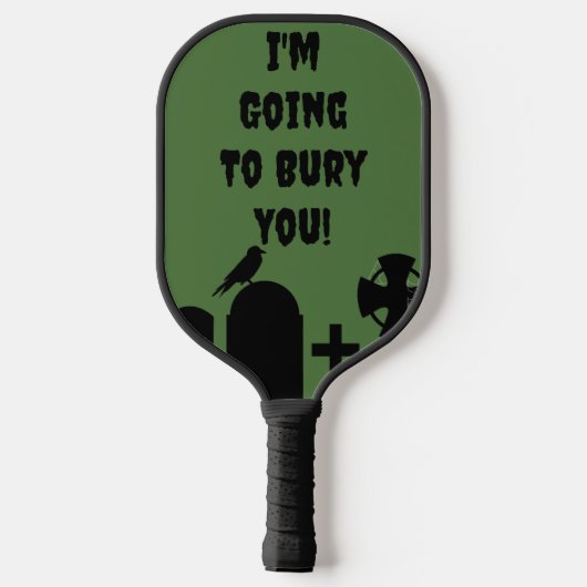 Zombie Moon Pickleball Paddle (Achterkant)