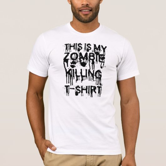 Zombie moord t-shirt (Voorkant)