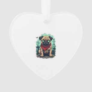 Zombie Mopsparade Ornament
