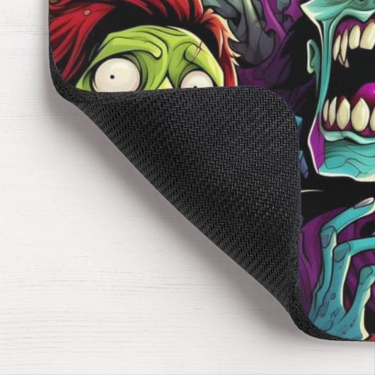 Zombie Mouse Pad – Spooky Horror Desk Accessory Muismat (Hoek)