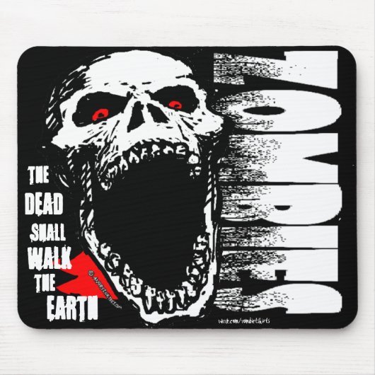 Zombie Mousepad Muismat (Voorkant)