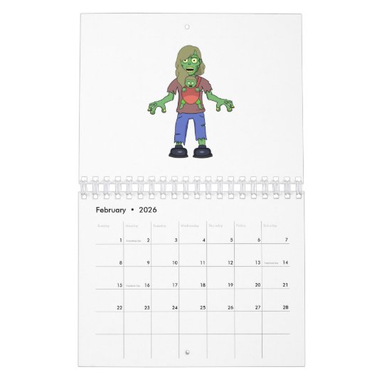 Zombie Mum Kalender (Feb 2026)