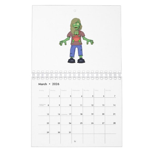 Zombie Mum Kalender (Mar 2026)