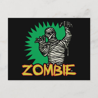 Zombie Mummy Briefkaart