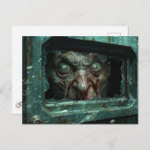 Zombie Nathaniel Briefkaart (Voorkant / Achterkant)